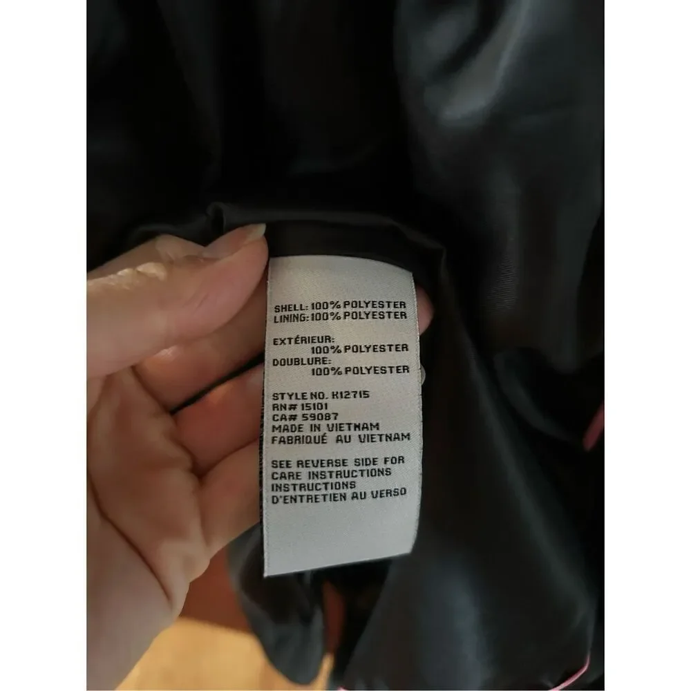 Kate spade  black raincoat size xs with a hoodie